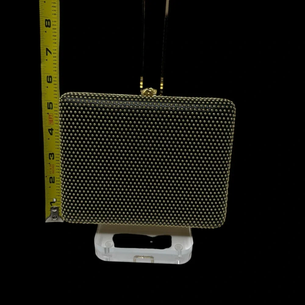 Alexander McQueen Studded Skull Convertible Clutch Black & Gold✨ Retail: $1,600 - Picture 7 of 8